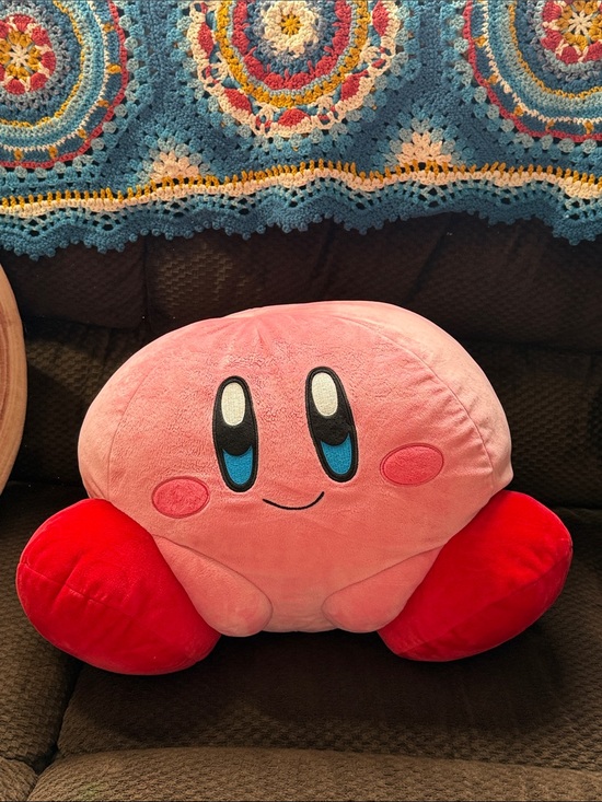 Tomy Other - Huge Kirby Super Soft Pillow Club Mocchi Mocchi- Kirby Jumbo Plush Stuffed Toy